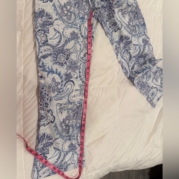 NWT Zara Straight Cut Printed Pants in Blue/White - Ref. 1478/029 - Picture 11 of 11